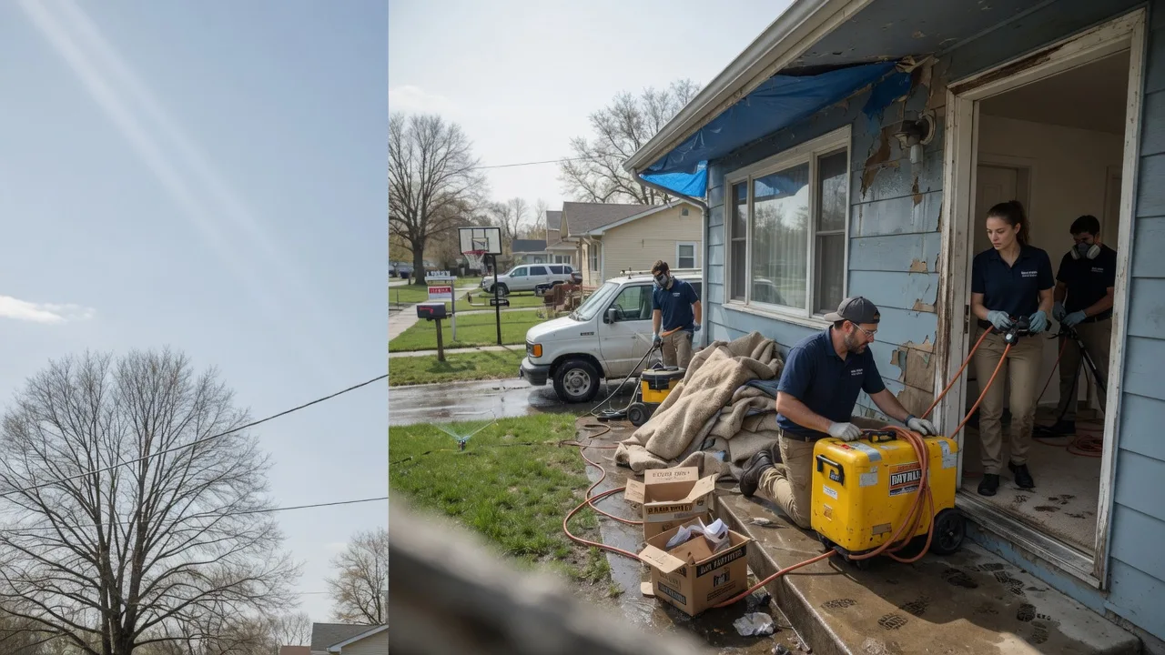 Basement Flood Cleanup in Wheelersburg, OH near me